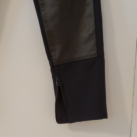Black Philip Lim pants with leather appliqué s.30 - Picture 3 of 4